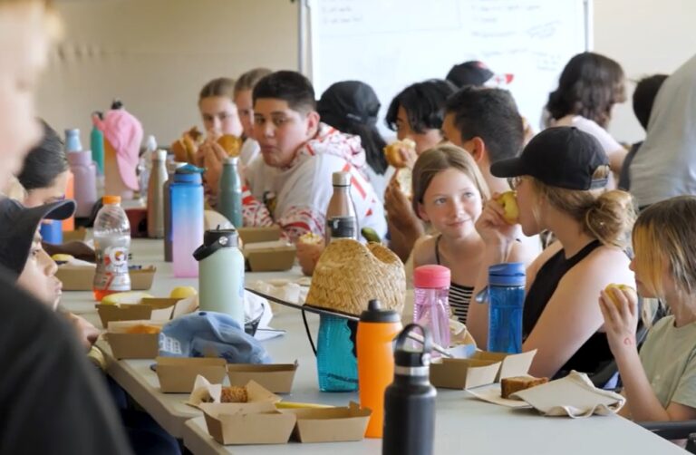 overnight camps eating 768x502