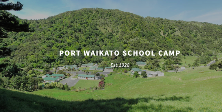 View of Port Waikato school camp 768x387